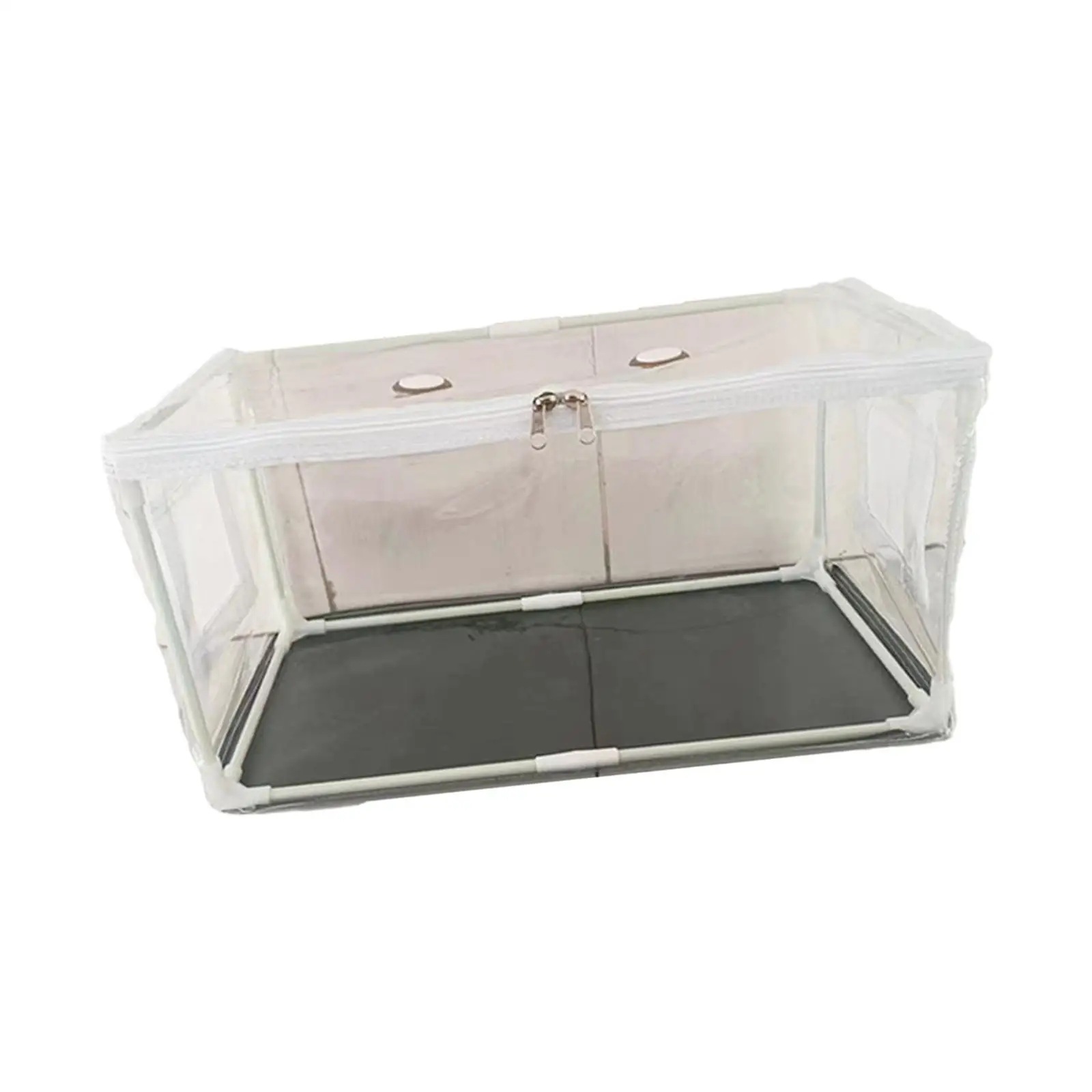 

Mushroom Planting Container DIY Kit Mini Greenhouse Portable Transparent Cover 50x25x25cm for Mushroom Cultivation Accessory