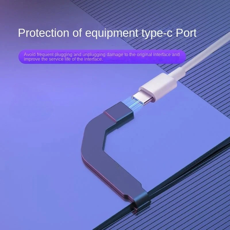 

Universal Type-C Connector Converter Charging Port Adapter Fast Charging Type-C Cable Enabled Charger Cord for iPhone Xiaomi