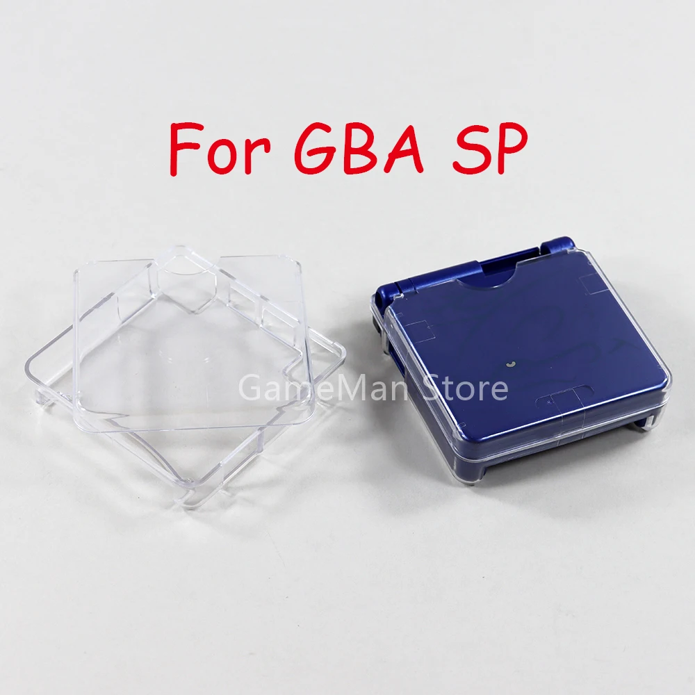 

5 комплектов для игровой консоли Gameboy Advance SP Clear Crystal чехол для GBA SP, защитный корпус, чехол для игровой консоли