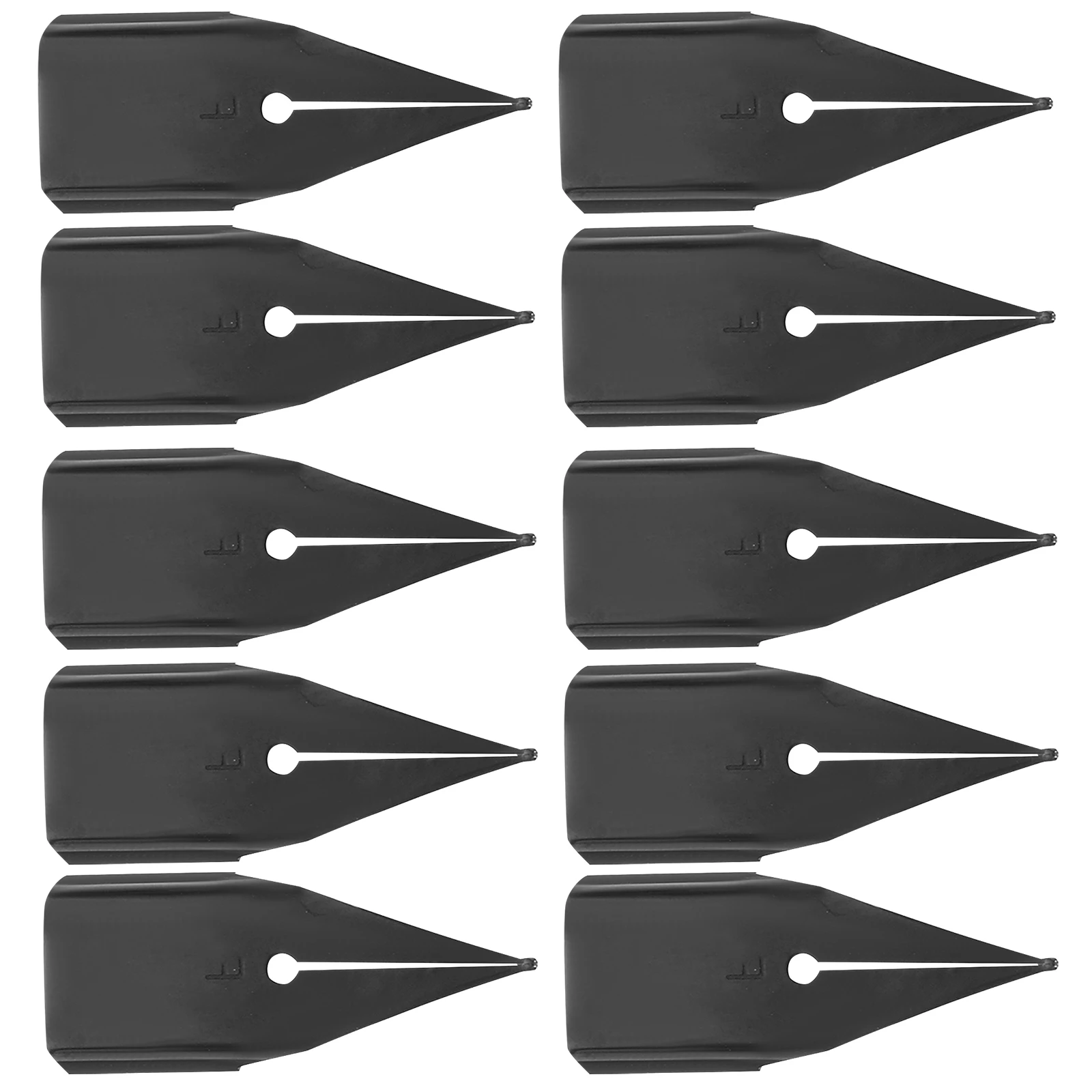 

10 Pcs Fountain Pen Nib Nibs Replacement Calligraphy Pens Signing Black for Student