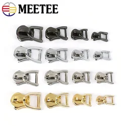 30/50Pcs 3/5/8/10# Zipper Puller Sliders for Metal Zippers Jacket Clothes Bag D Ring Zip Head DIY Sewing Repair Kits Accessories