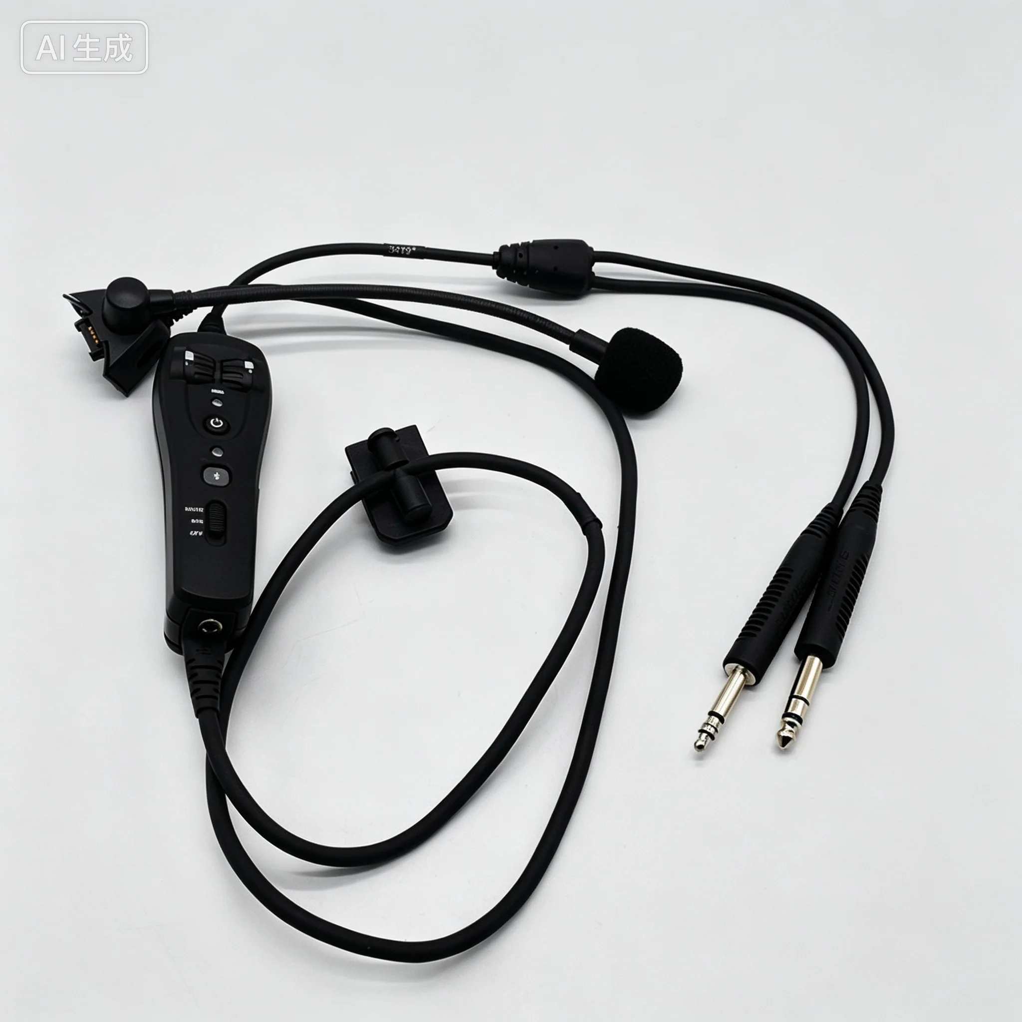 For BOSE Electret Aviation Headphones A20 Dual Plug Microphone with Sponge 317831-0030