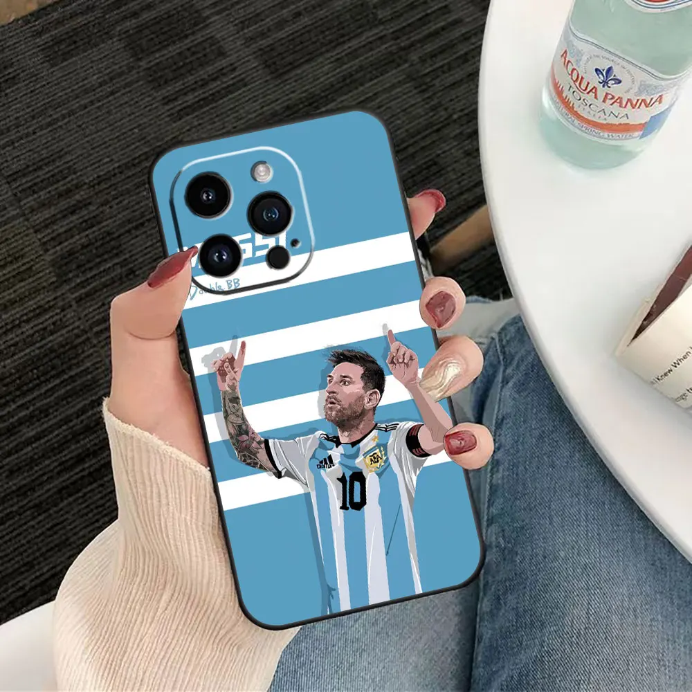 Football Player 10 7 Phone Case For iphone 15 14 13 12 11 Pro XS Max Mini X SE APPLE 16 8 7 Plus Silicone Case Funda Capa Shell