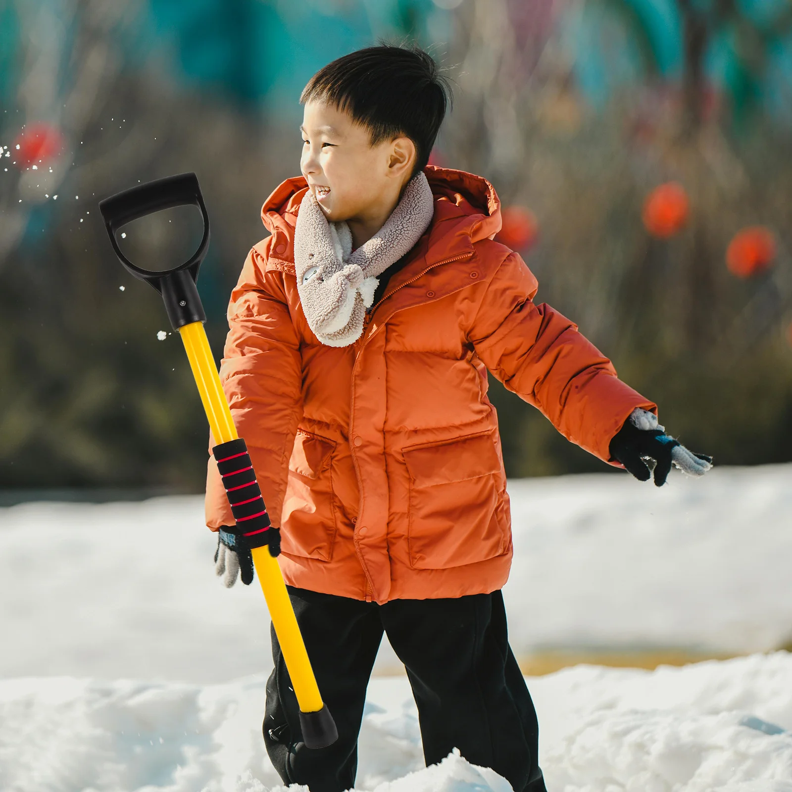 مجداف بلاستيكي للوحة زلاجات الثلج انحدار انزلاق الشتاء الأنشطة الخارجية معدات التزلج على الجليد مغامرة الثلج الترفيه