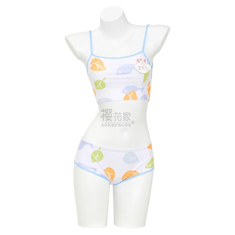 

LQBlue Archive Kasumisawa Miyu Косплей Костюм Halo Парик Летний Купальник Шляпа Женский Карнавальный Хэллоуин Вечеринка Наряд Купальный Костюм