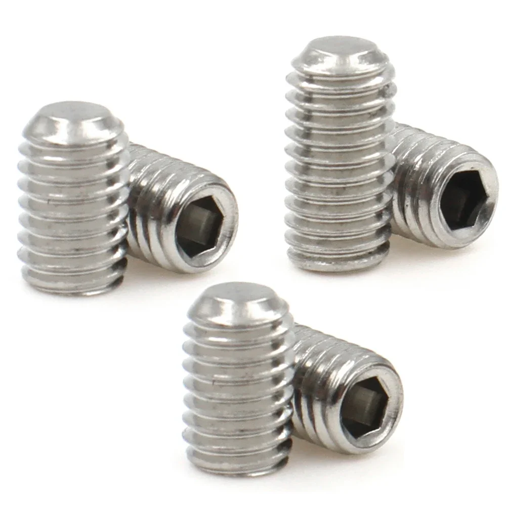 10/20/50 шт. M1.6 M2 M2.5 M3 M4 M5 M6 M8 DIN916 304 Нержавеющая сталь класса12.9 Углеродистая сталь Шестигранная головка Набор винтов с шестигранной головкой