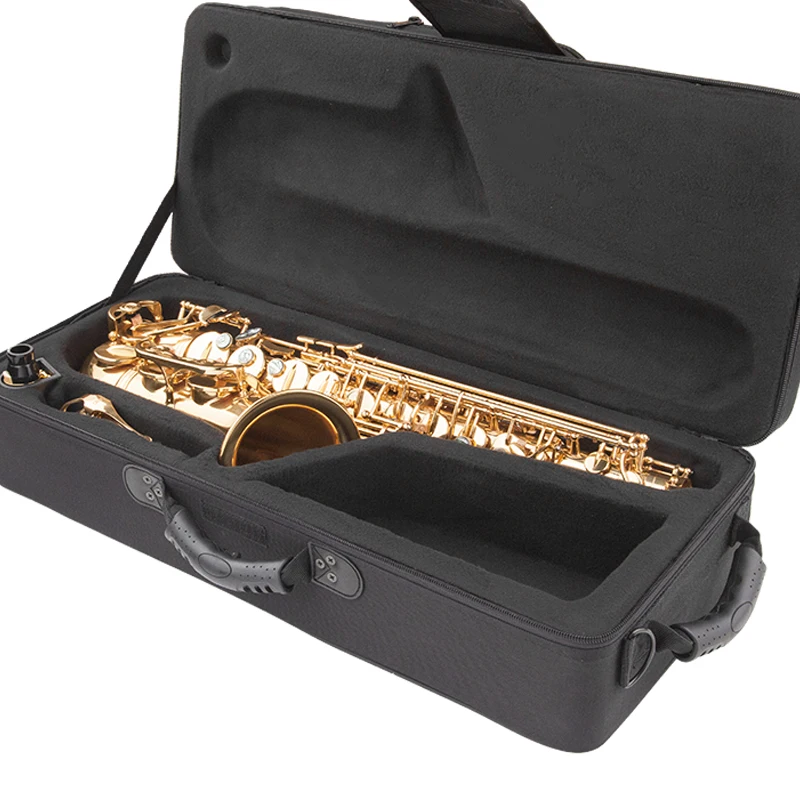 E-Flat und B-Flat Alt-, Tenor- und Sopran-Saxophon Rucksack-Instrumententasche, Einzelschulter-Tragetasche, Tragbarer Rucksack, Saxophon-Aufbewahrungstasche – Detail 6