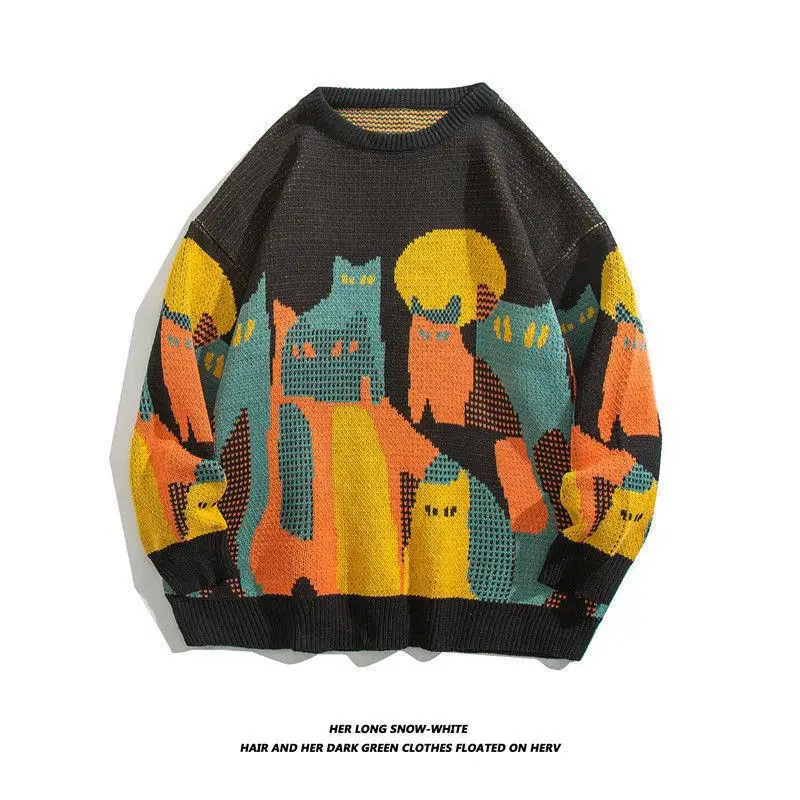 Men's Clothing Streetwear Male Pullovers Sweater For Men Men's Sweat-shirt Knit Autumn Fashion Casual Hombre Warm Solid Spring