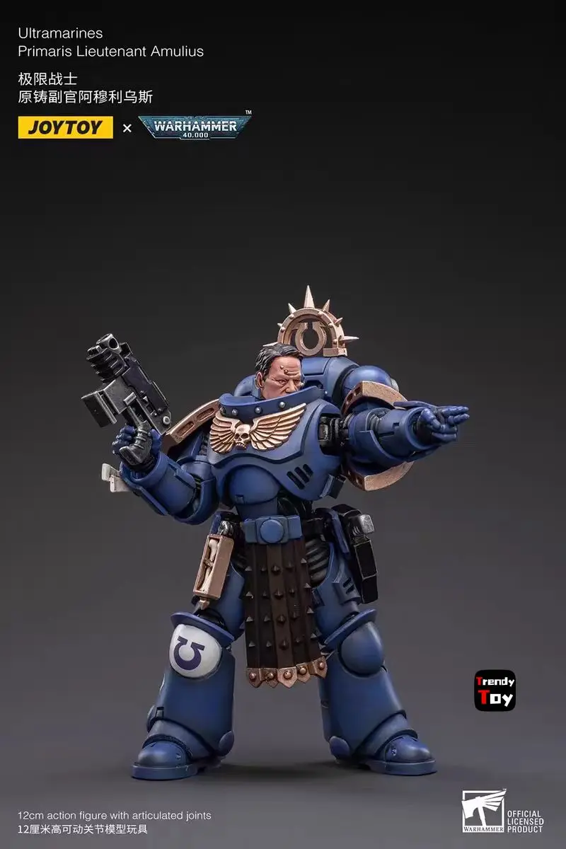 【JOYTOY】Warhammer 40K Ultramarines Primaris lieutenant Amulius 1/18 figurine jouets