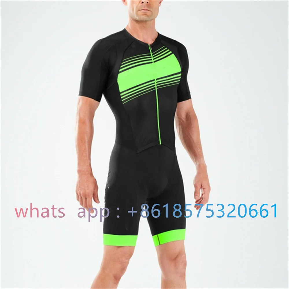 

Triathlon Ciclismo Masculino New Team Summer Bike Competition Tights Suit Riding Swimming Running Short Sleeve Sleeve Dress 2023