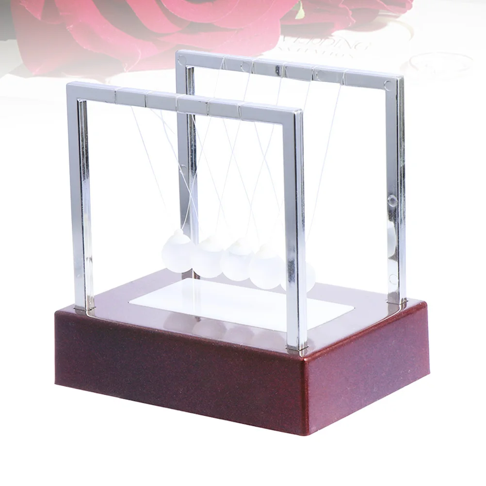 

1pc Glowing Newton Pendulum Desktop Decoration Science Newton'S Cradle Adornment Physics For Office Home Gift Dynamic Ornament