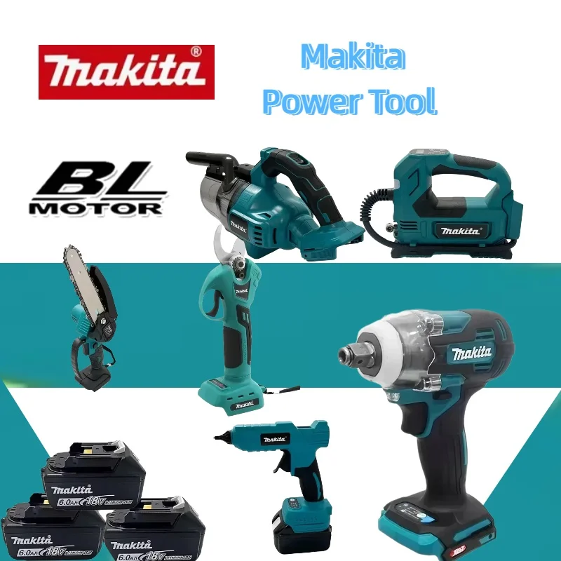 

Бесщеточный ударный перфоратор Makita, угловая шлифовальная машина, электрическая циркулярная пила для комплектов с аккумуляторами Makita.