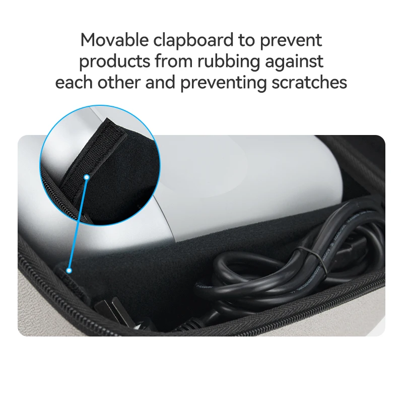 Hard EVA Storage Case Travel Carry Box for JMGO O1/O1S JMGO G9/G9S  Zipper Protector Carrying Bags for JMGO Projector  Case