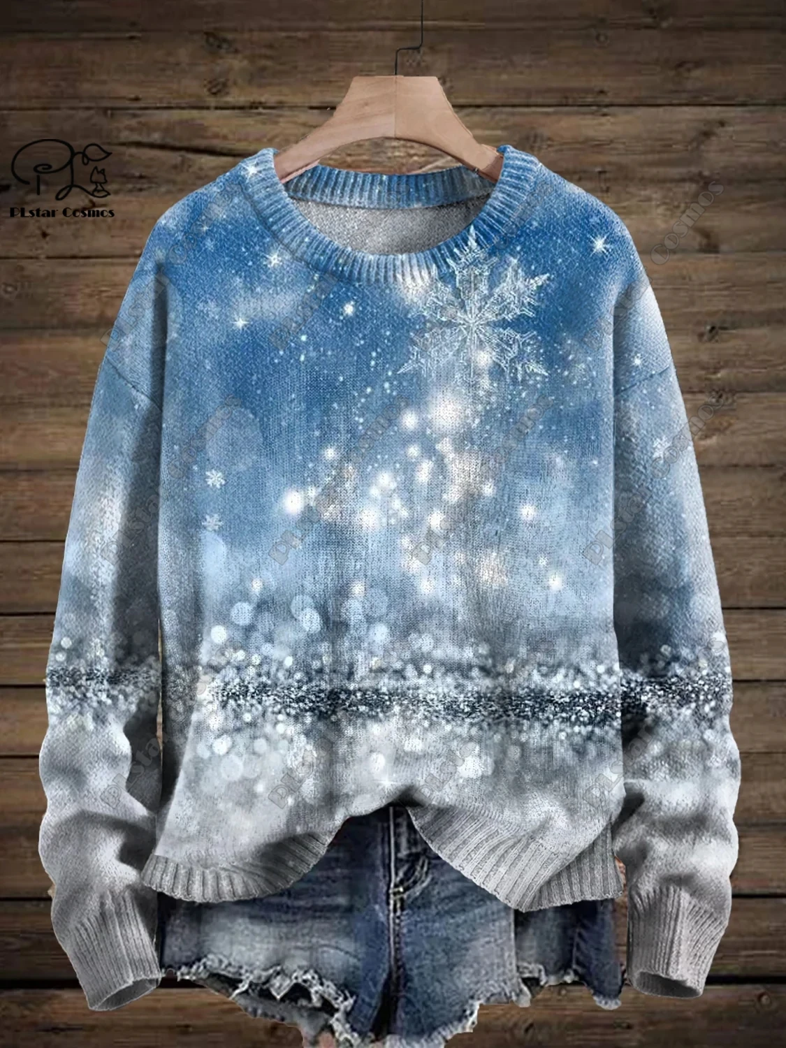 New 3D Printed Santa Claus Snowflake Christmas Tree Elk Art Print Authentic Ugly Sweater Winter Casual Unisex Sweater S-6