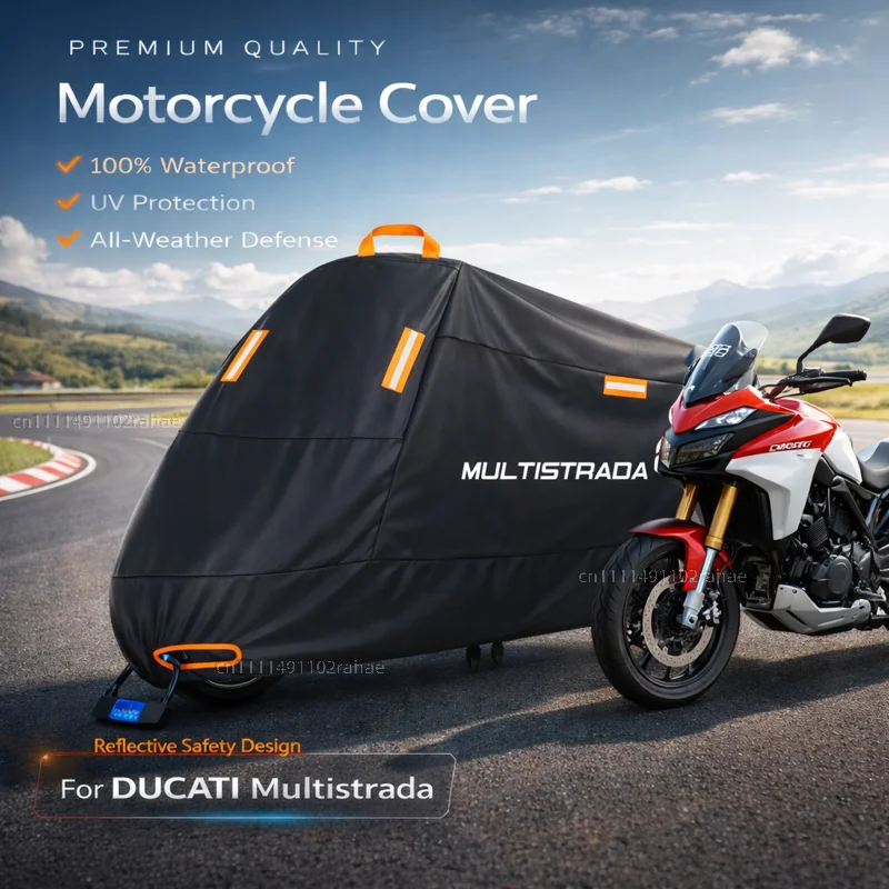

Чехол для мотоцикла DUCATI 950 1100, водонепроницаемый, из прочного полиэстера, с защитой от УФ-излучения, дождя, пыли и солнца, для улицы