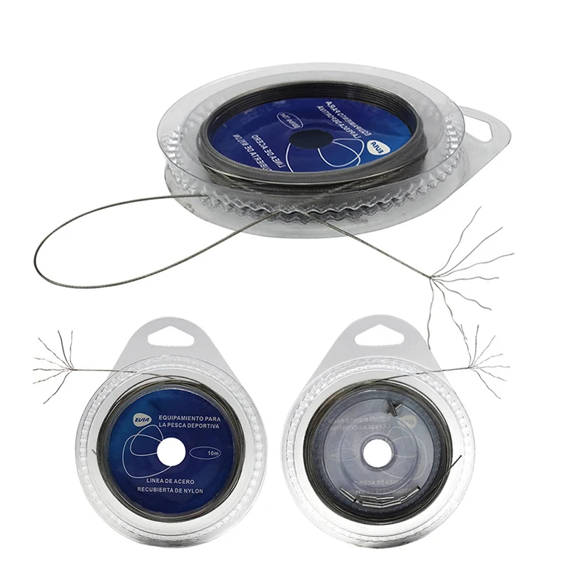 Sedal de acero antimordeduras de hebras múltiples con plomo frontal - imagen 5