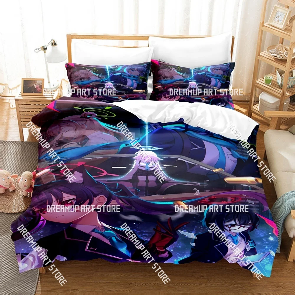 3D Printed Blue Archive Sorasaki Hina (Swimsuit) Bedding Set for Boys Girls Duvet Cover Twin Queen King Full Single Double Sizes