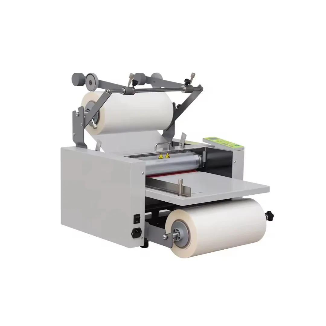 L386 Digital Automatic Paper Roll Laminator Laminating Machine with Anti-coiling Trimming Device