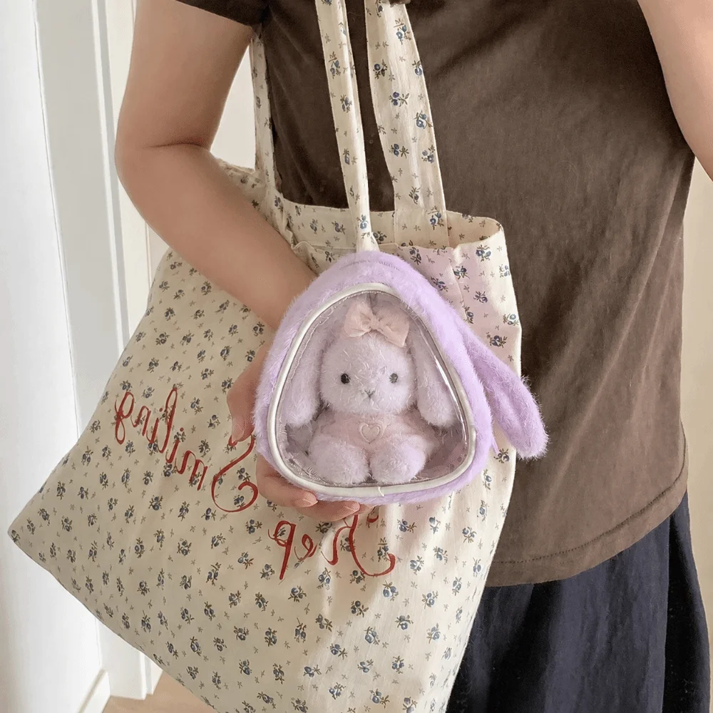 Kawaii Display Ita Bag Waterproof Clear Storage Bag Dustproof Protection Case & Miniture Figure