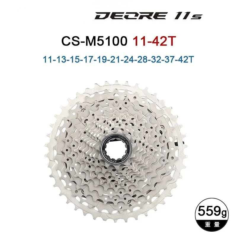 SHIMANO Deore CS 11V 10V 12V M4100/M5100/M6100/M7100 Cassette Sprocke Freewheel for Mountain Bike MTB CS-M5100/M4100/M6100