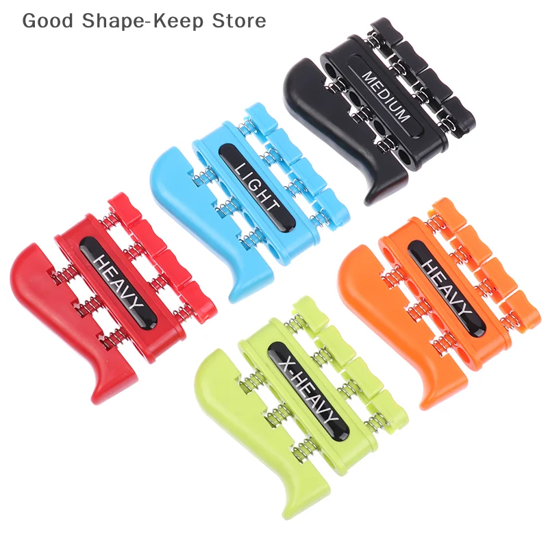Two Hand Grip Finger Trainer Two Way Hand Strengthener Guitar Finger Exerciser Rehabilitation Segmental Hand Grip Training Tool