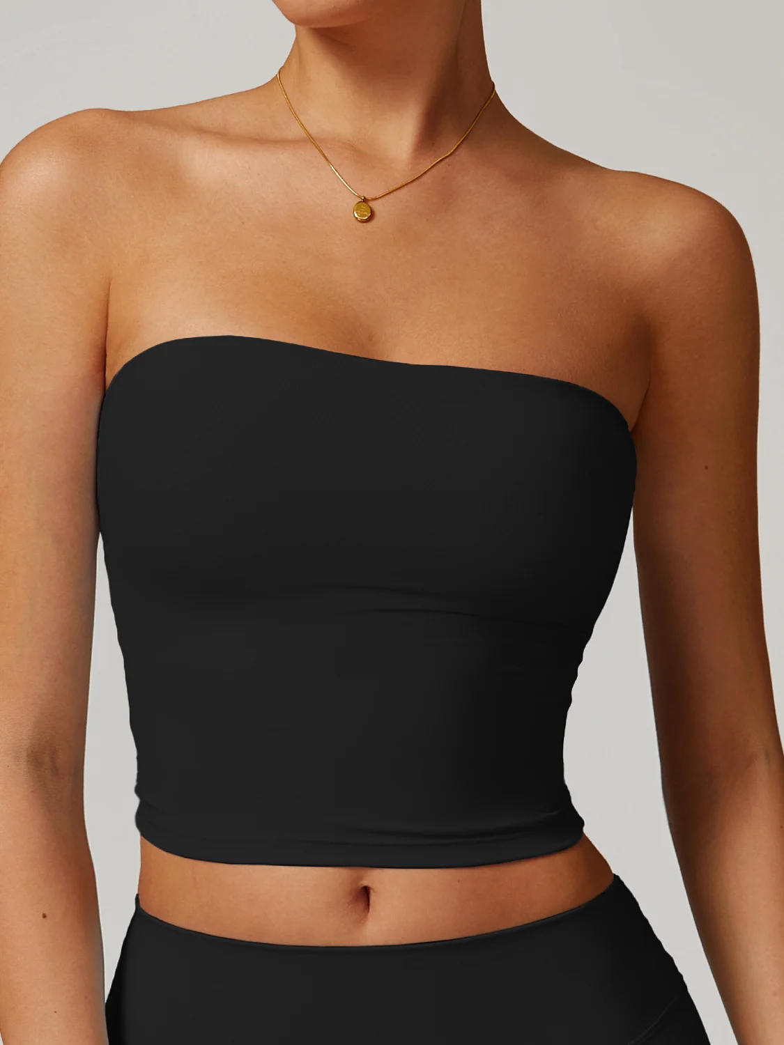 

Sexy Color Yoga Ba Beau Ladies Strapl Vest Top Faionable Versatile Slim Fit ort Length Yoga Vest