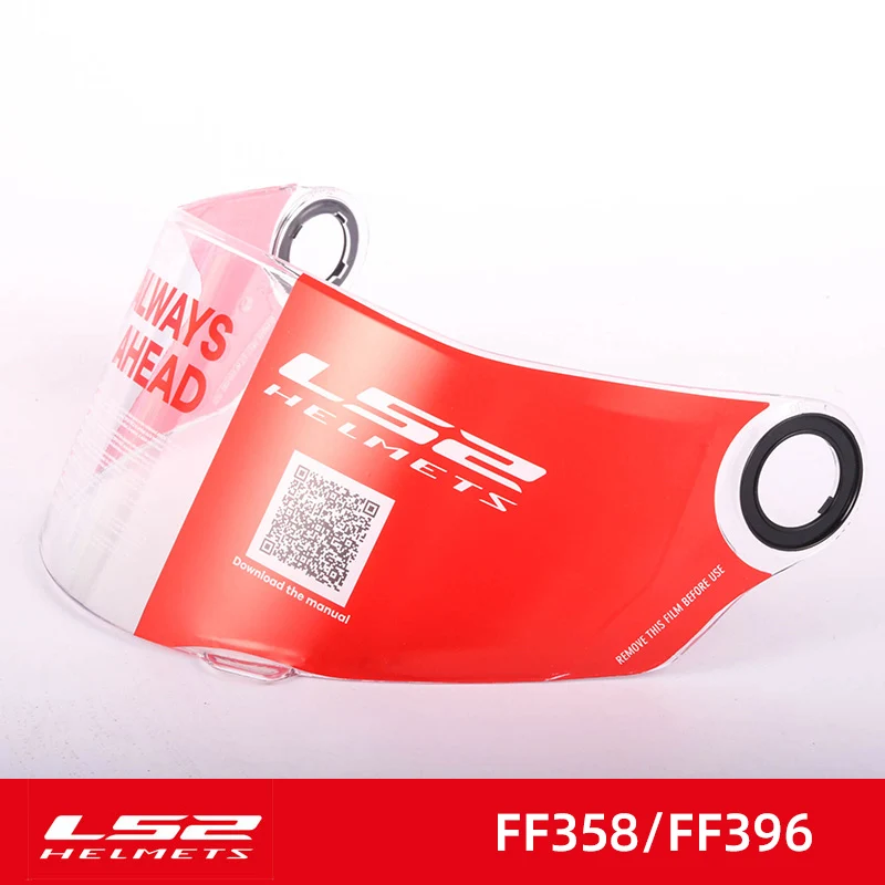 Original LS2 ff358 หมวกกันน็อครถจักรยานยนต์ visor เหมาะสําหรับ LS2 FF396 FF392 FF300 หมวกกันน็อกโปร่งใส viseira เลนส์