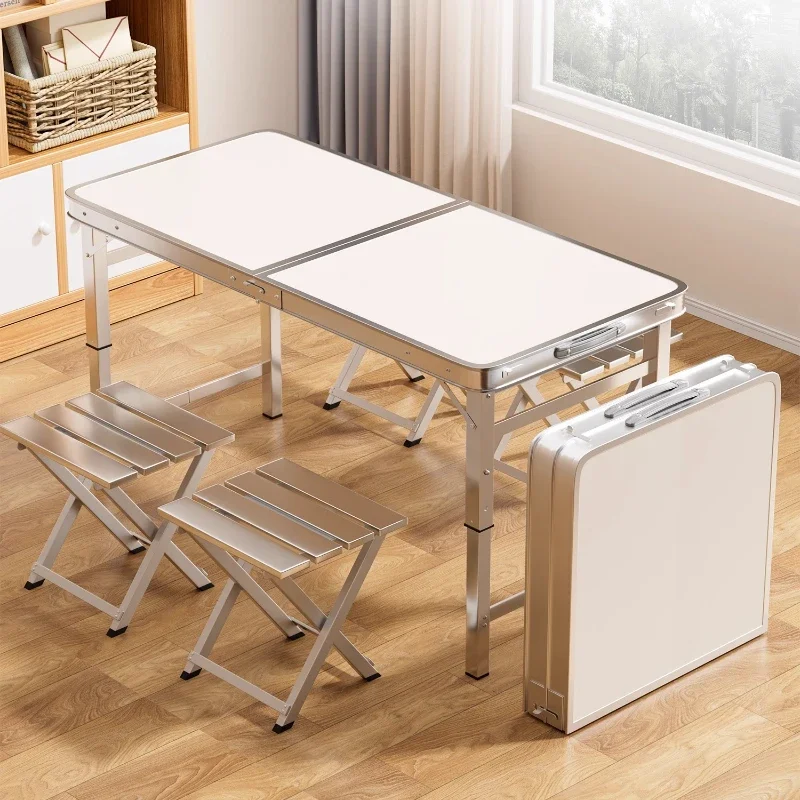 

Folding Table Outdoor Night Market Stall Push Portable Folding Table Simple Household Small Folding Dining Table Chair