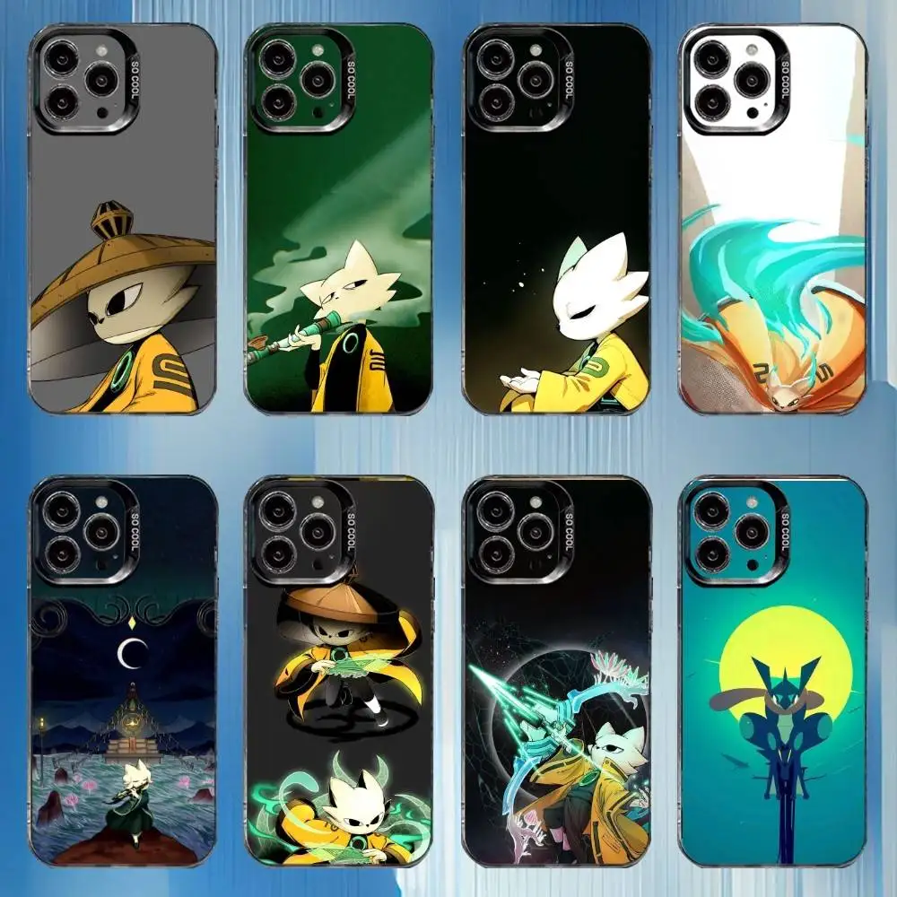 N-Nine Sols Game Phone Case For iPhone17,16,15,14,13,12,11 Plus,Pro Max White Matte Shockproof Cover