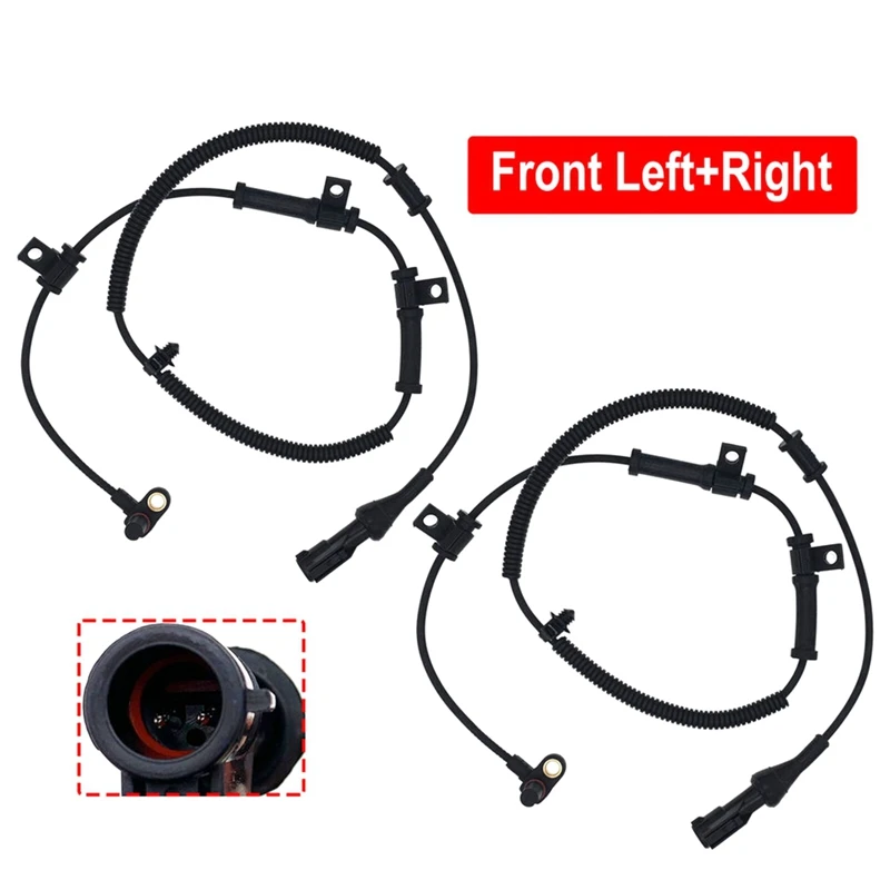 2Pcs ABS Wheel Speed Sensor Front Left & Right ALS505, 695116 For Ford F250 F350 Super Duty 2005-2010 Parts Accessories