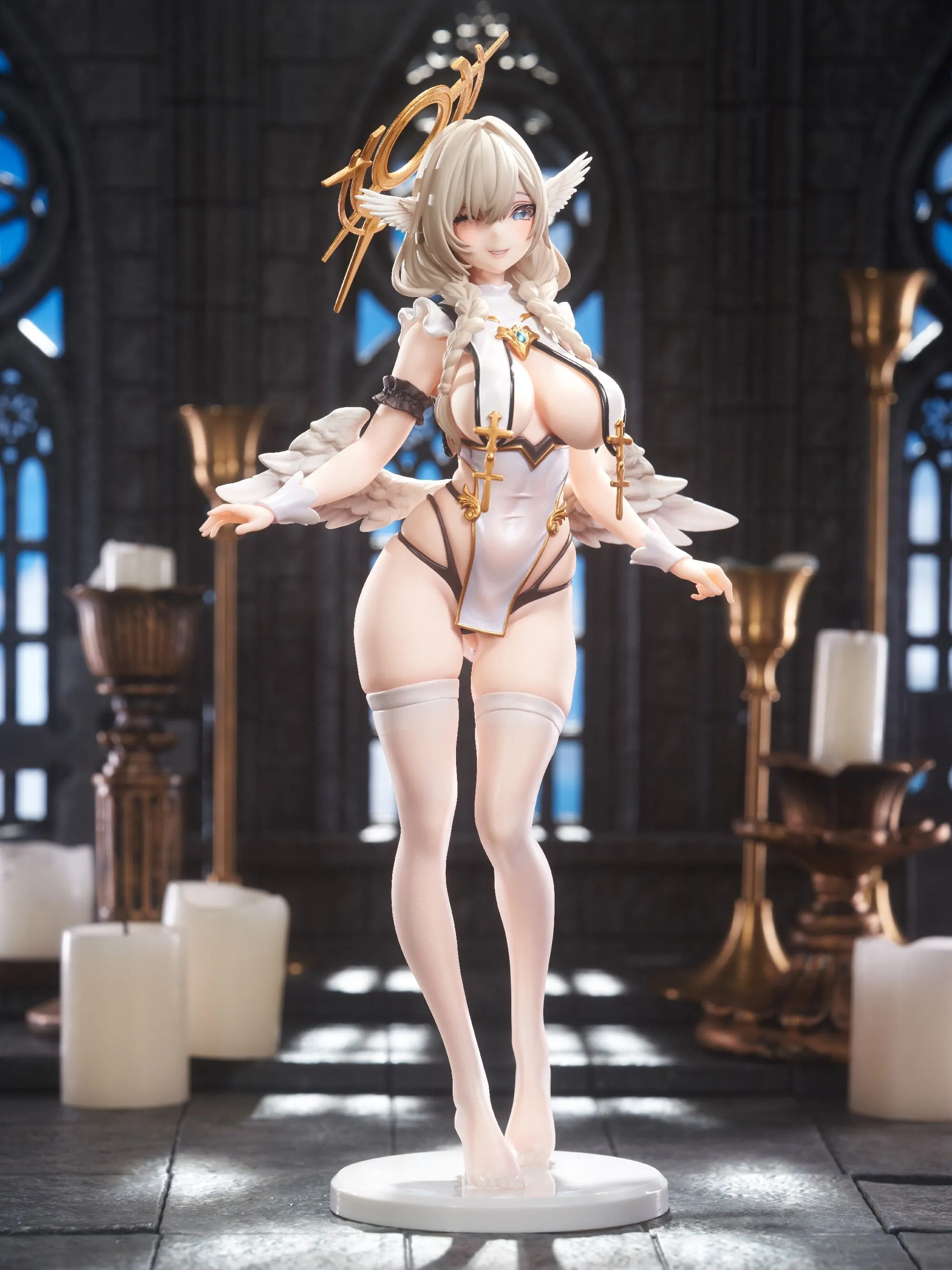 

In Stock 30cm Saintess Of The Last Hymn - Chesia Static Figurines Desktop Ornament Collect Decoration Gift