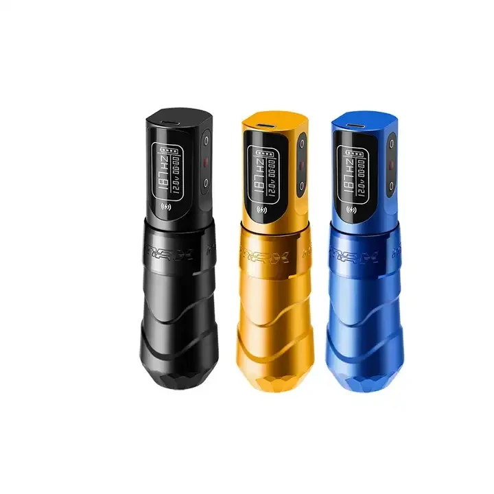2025 New Factory Direct FK Iron SR-TM019 Wireless Battery Tattoo Pen Machine Gun With Display Screen For Permanent Makeup