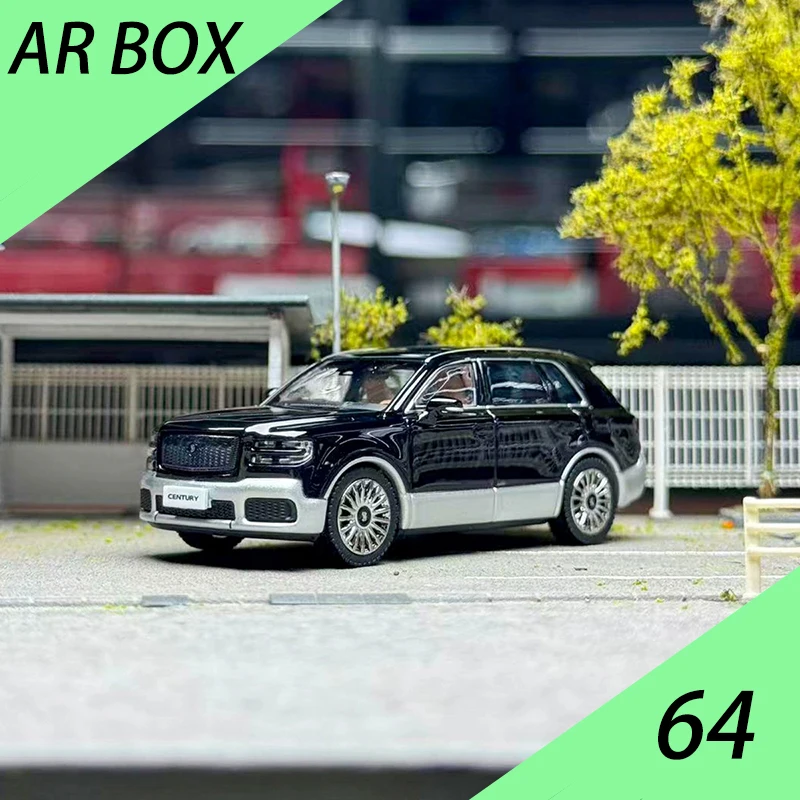 

AR BOX 1:64 Scale Diecast 2023 Century Black Silver Alloy Car Model Classics Adult Souvenir Gift Static Display