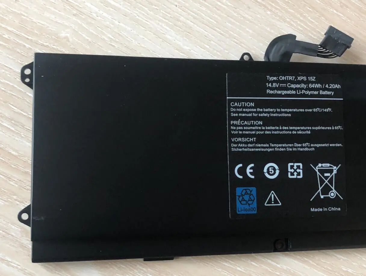 Imagem -03 - Bateria do Portátil para Dell Dell Xps 15z 0htr7 Nmv5c 0nmv5c 0nmv5c L511z