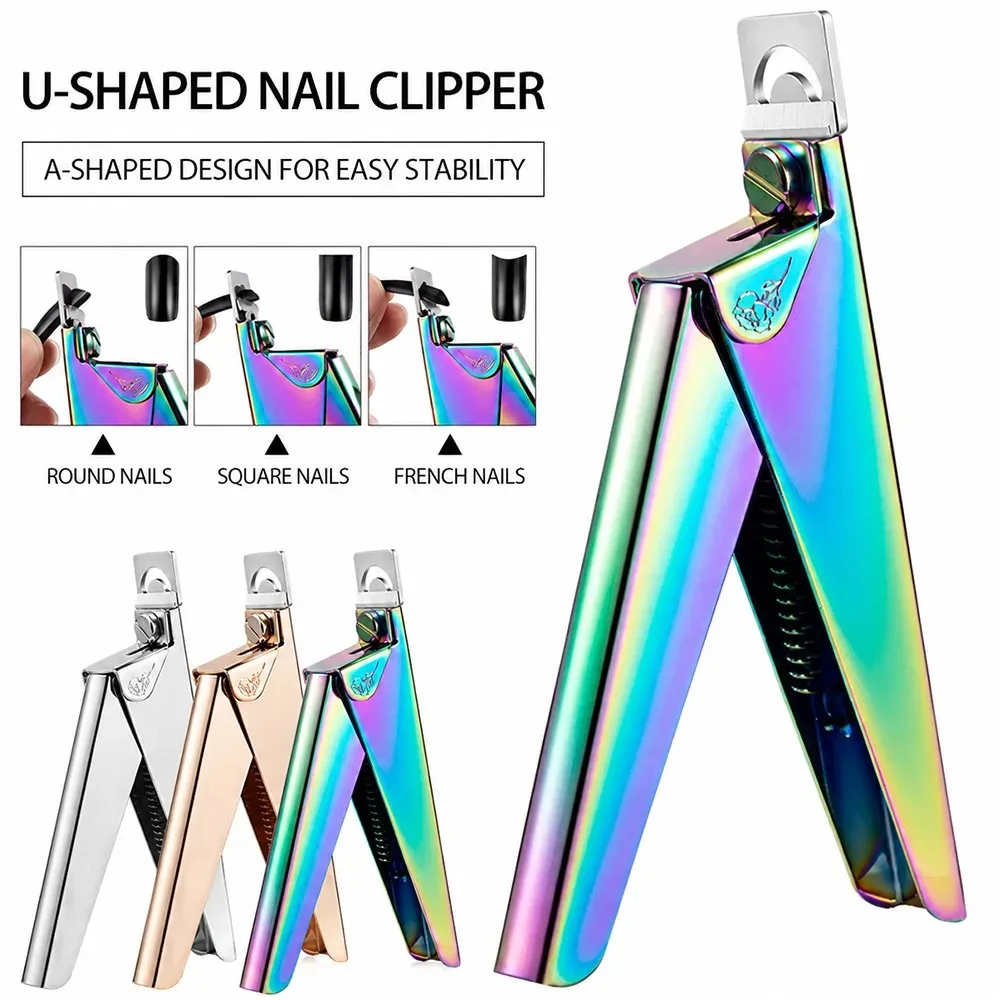 Colorful Cuticle Nippers Cuticle Cutter Clippers Nail Manicure Scissors Trimmer Dead Skin GelRemover Pusher Stainless Steel Tool