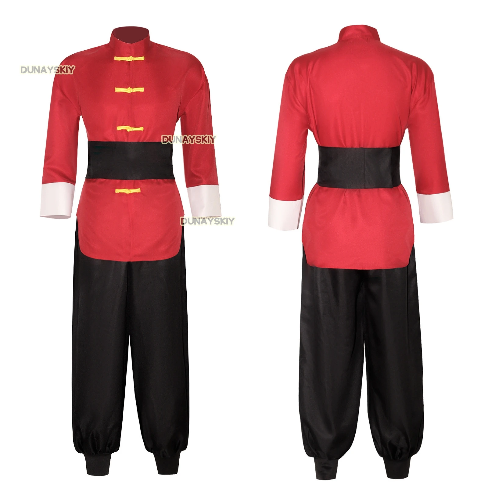 Anime Ranma 1/2 Tendou Akane Cosplay Kostüm Chinesischen Stil Rote Uniform Halloween Karneval Party Anzug Männer Frauen Rolle Spielen Outfits