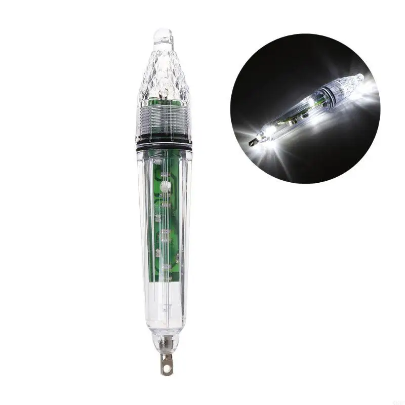 Q84C LED Fishing Deep Drop Fishing Lights LED Fishing Spoons Underwater Flasher Lights Trolling Lures Halibut Rig Tool