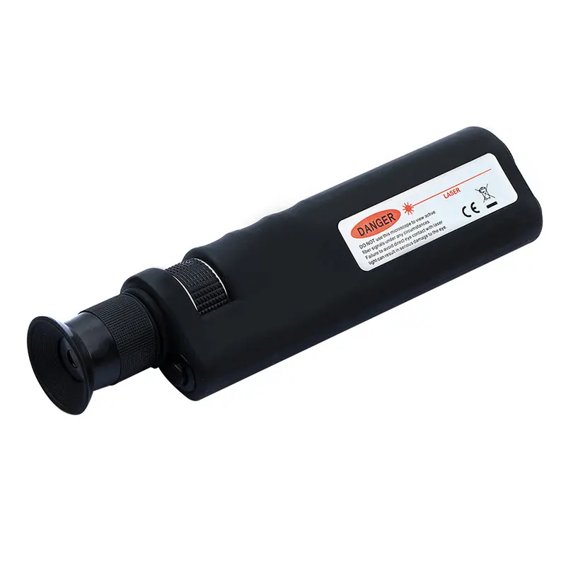 Fiber Inspection Magnifier 100X Optical Inspection Microscope LED Illumination Glass 1.25/2.5/D80/SMA905 Interface Adapte