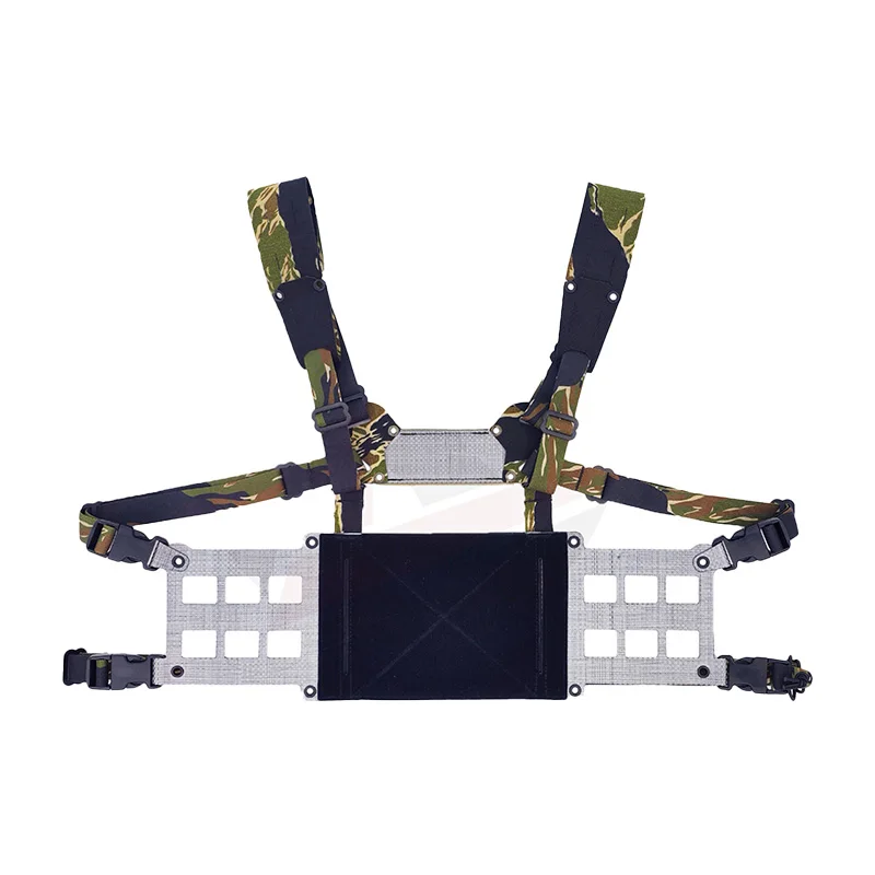 

Tactical Raiders Термопластичный композитный широкий нагрудный комплект NIR Compliant Jungle Green Tiger Camo TR165