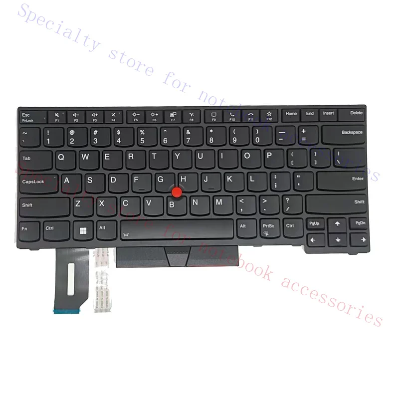 New US Layout Laptop Keyboard for Lenovo Thinkpad T14 Gen1 T14 Gen2 P14s Gen1 P14s Gen2 Backlight With TrackPoint Black Frame
