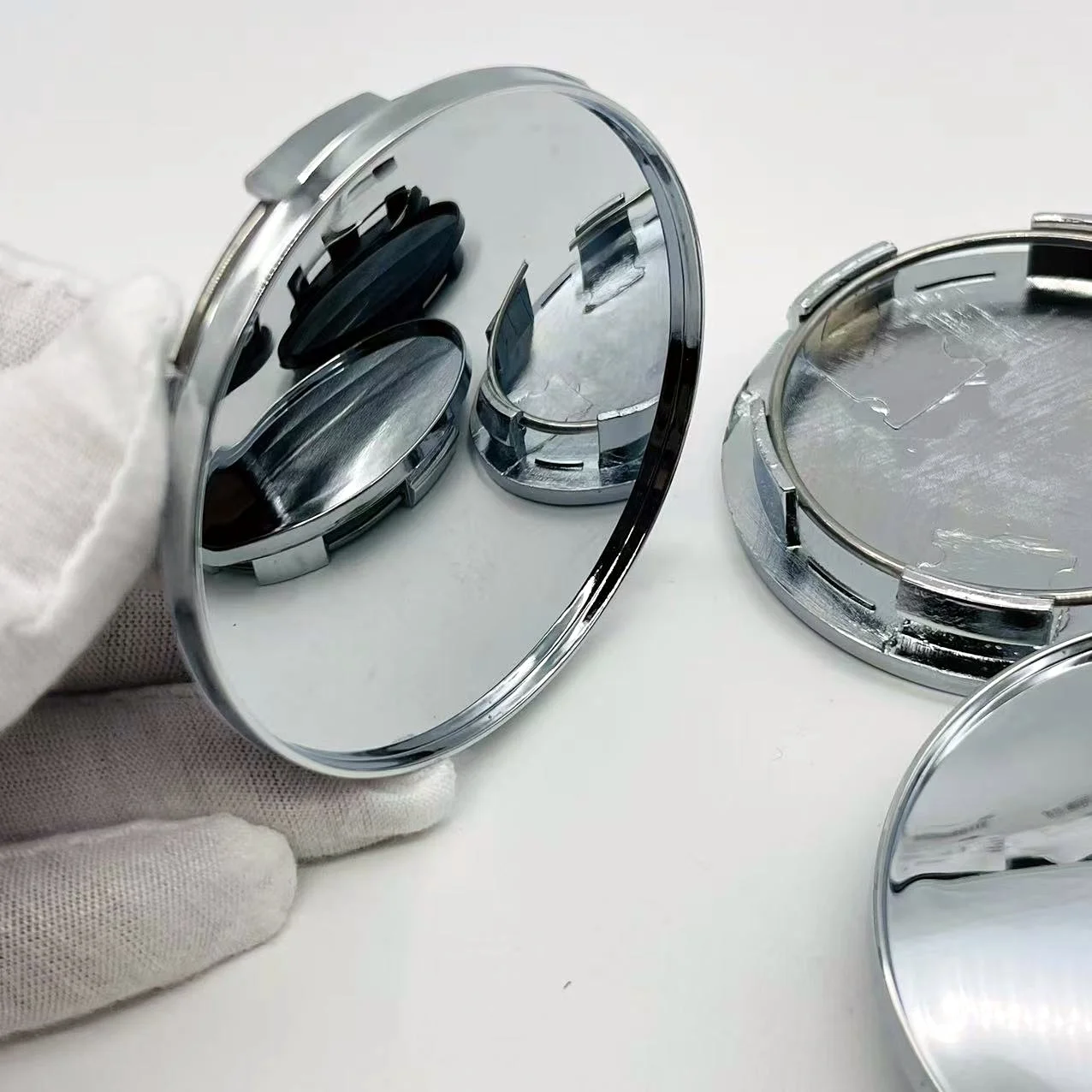 

4Pcs T68mm Universal Cars Hub Caps Car Wheel Center Caps Hubcap Sticker Tire Hub Sticker Decoration Tire Accessories