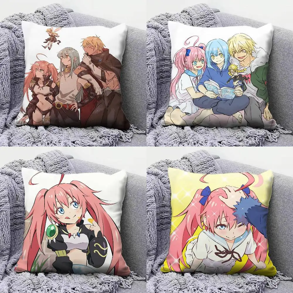 

Rimuru Veldora Milim That Time I Got Reincarnated as a Slime Home Sofa Cushion Covers and Aecorative Custom Pillow Covers
