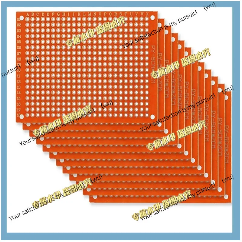 10 5x7cm PCB 5 * 7cm, universal printed single-sided circuit board DIY set