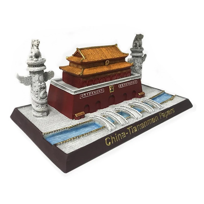 

New Beijing Tiananmen Square, China Creative Resin Crafts World Famous Landmark Model Tourism Souvenir Gifts Collection