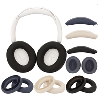 【BUY NOW】Ear Pads for Anker Soundcore Space Q45/Life Q30 Q35 Headphone Silicone Protective Case Earmuff Headband Repair Parts B