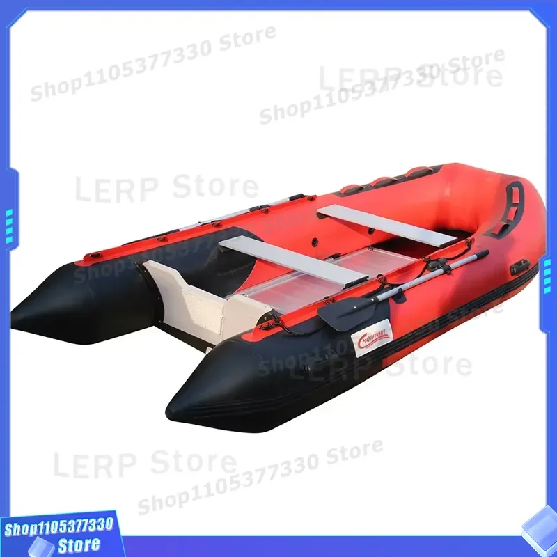 Latest Design Inflatable Boat Pedal Catamaran Fishing Rowing Boat with Accessories China Factory Premium Product Boat for