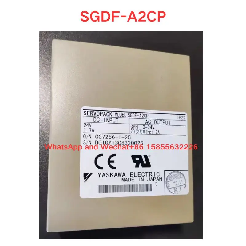 Used OEM disassembled parts SGDF-A2CP Servo driver Functional test OK Fast Shipping