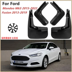 ABS Mud Flaps Splash Guards Mudguards Fender Flares For Ford Mondeo Fusion 2013-2023 No Drill 4PCS