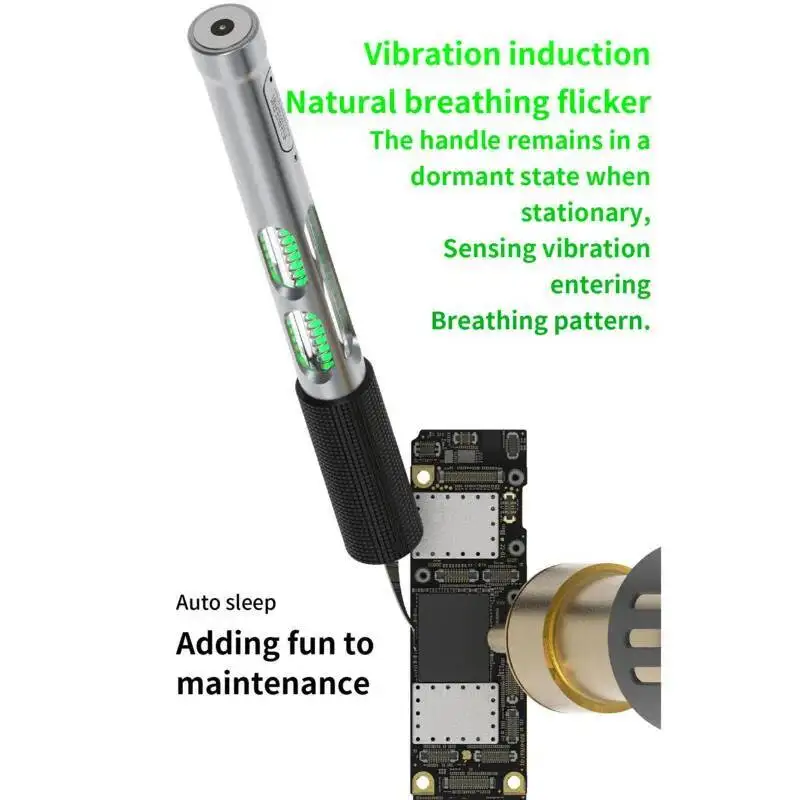 

MECHANIC LED Maintenance Tool Holder Magnet Charging, Adding Five Kinds Of Manual Polishing Blades, Built-in 50mAh Battery.