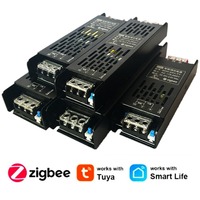 DC 24V LED Power Supply AC175-265V Dimmer Transformer Tuya Zigbee Support Alexa Gooogle Voice APP Control For Home CCT LED Strip